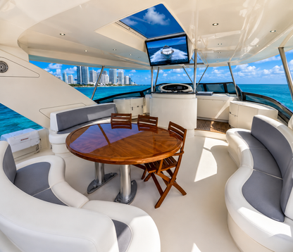 105ft Jumbo Azimut with Jacuzzi