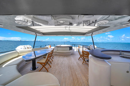 130ft Azimut with Jacuzzi
