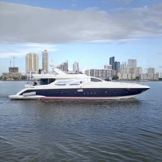 100ft Azimut with Jacuzzi, Club, & Toys